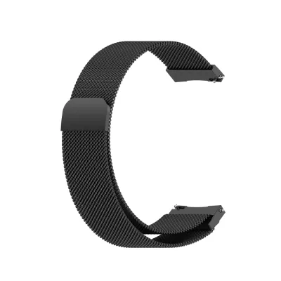 22mm Milanese Magnetic Metal Steel Strap for Haylou Solar LS05 Round Head Universal Unisex Smart Watch Band